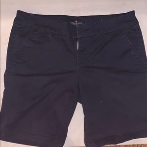 American eagle navy blue Bermuda shorts